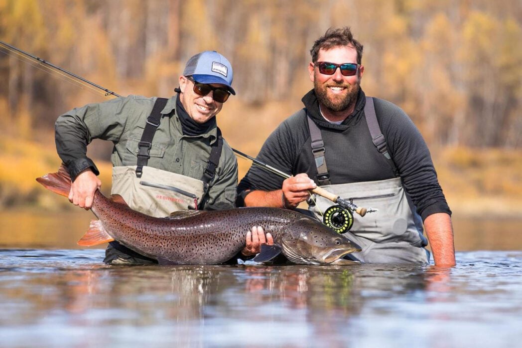 Taimen trout fishing camp, Mongolia