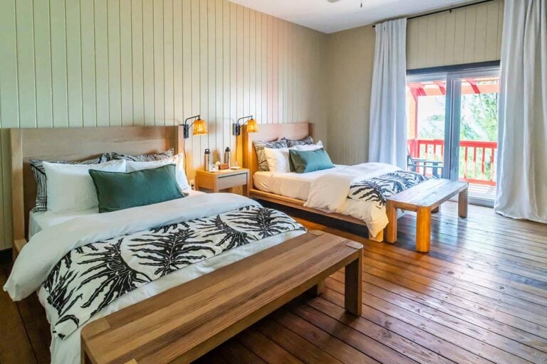 Spacious doouble bedrooms, Abaco Lodge