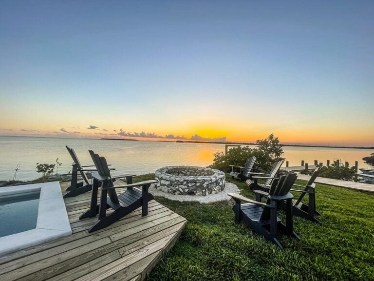 Firepit, seaview - Abaco Lodge Bahamas