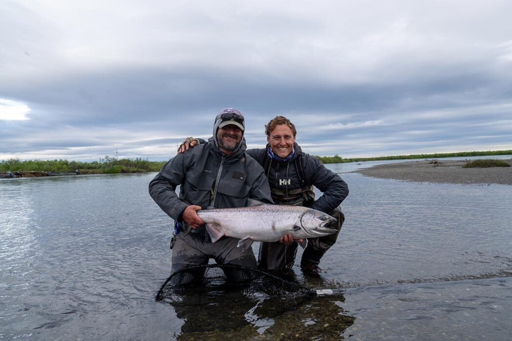 Salmon fishing at Alaska West