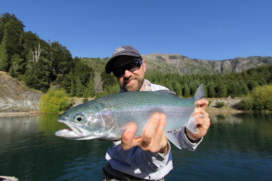 Rainbow trout fishing Patagonia