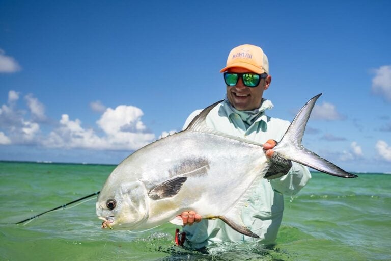 Fly fishing for Permit in Mexico