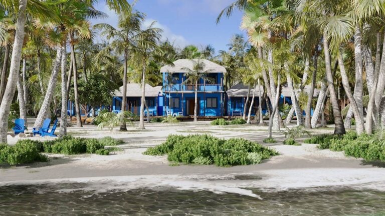 Mayazul Lodge beachfront view