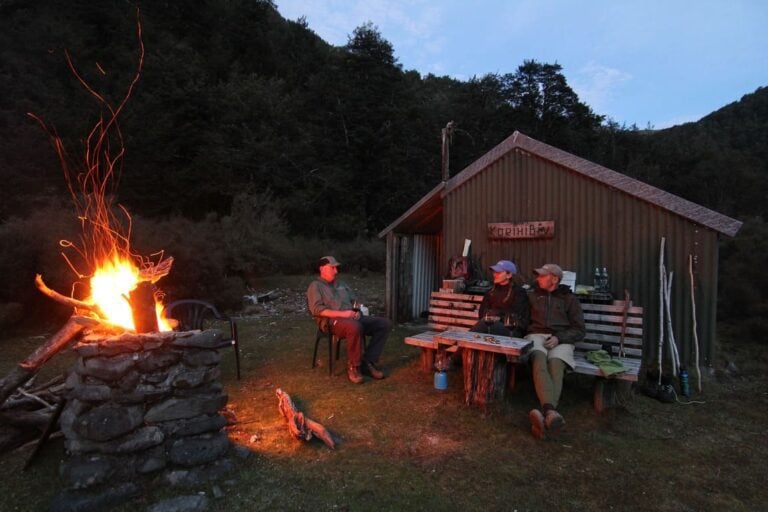 Tongariro Lodge fishing hut