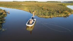 Fishing Paraná Delta from boat
