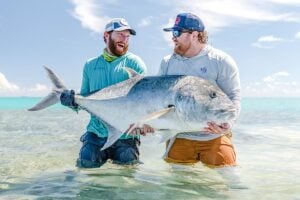 Giant Trevally Fly Fishing Seychelles