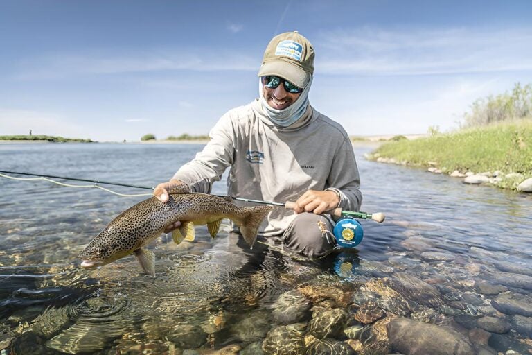 Patagonia fly fishing guide with speckled trout