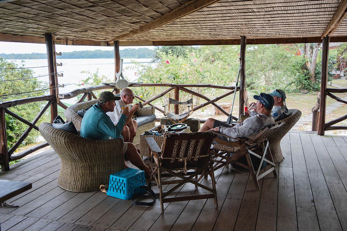 Camp area at Sette Cama in Gabon