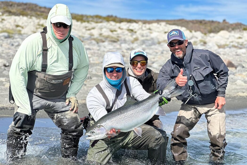 Giobagous Fish Lago Strobel – Jurassic Lake Trout Fly Fishing, Argentina
