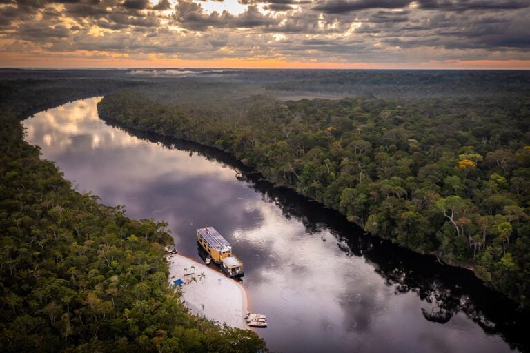 Untamed Amazon liveaboard fishing lodge on the Rio Marié in the Brazilian Amazon rainforest