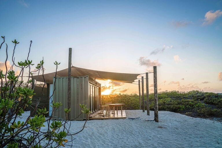 Eco pod Seychelles Cosmoledo GT fly fishing experience